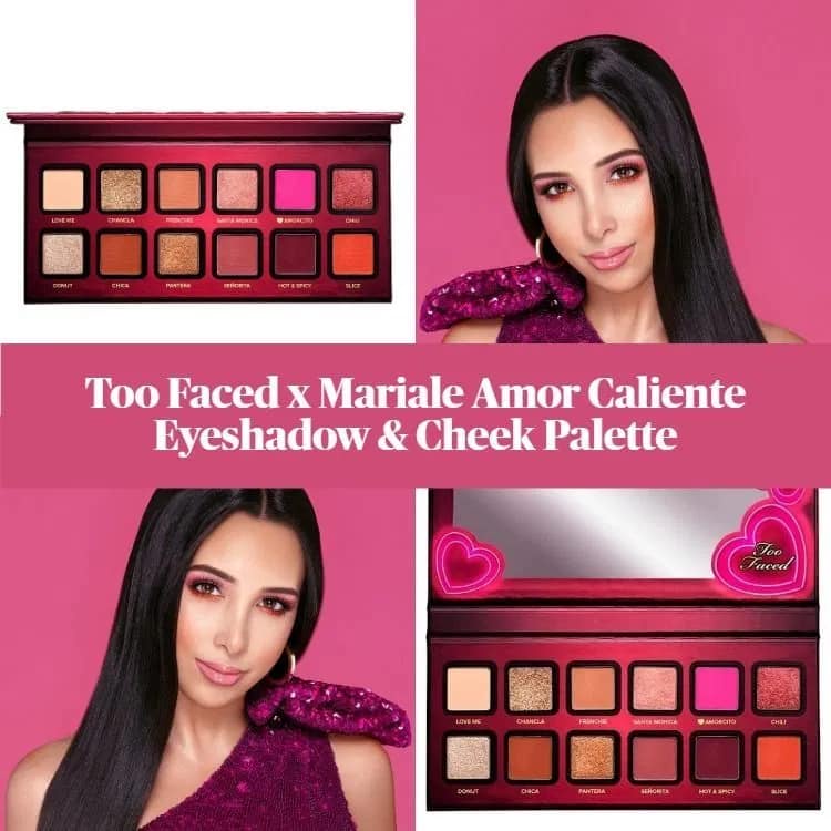 BẢNG PHẤN MẮT TOO FACED MARIALE AMOR CALIENTE EYE SHADOW PALETTE CHÍNH HÃNG - 9621