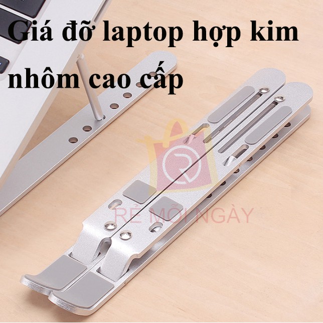 Giá đỡ laptop, macbook hợp kim nhôm có nhiều kích thước