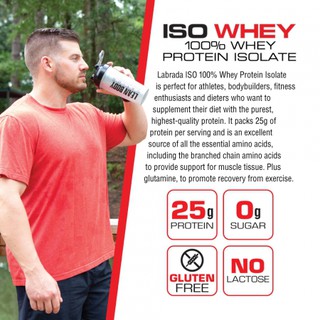 {QUÀ TẶNG}LABRADA ISO WHEY – 100% Whey Protein Tinh Khiết- 71 lần dùng