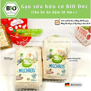 Gạo sữa hữu cơ nguyên chất dmbio, enerbio đức - 500g