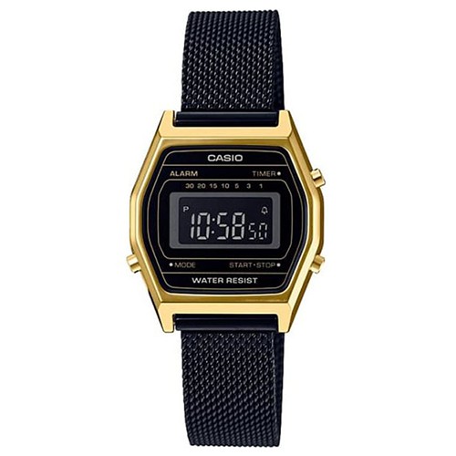 Đồng hồ Nữ Casio điện tử dây kim loại thời trang LA690 - Chính hãng Anh Khuê