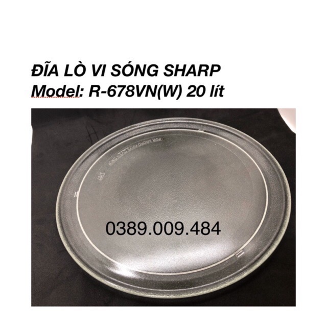 Đĩa lò vi sóng Sharp R-678VN(W)