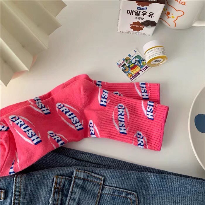 Vớ WAFNHA D119 phong cách Hàn Quốc xinh xắn dành cho nữ với nhiều màu tùy chọn