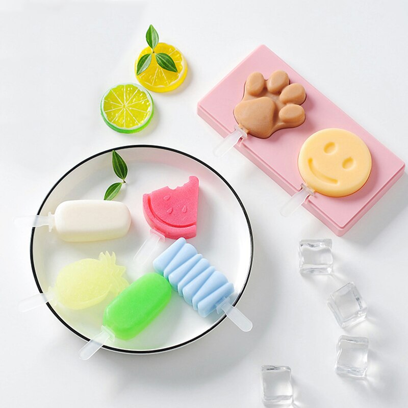 Khuôn Silicone Làm Kem Hình Động Vật Dễ Thương
