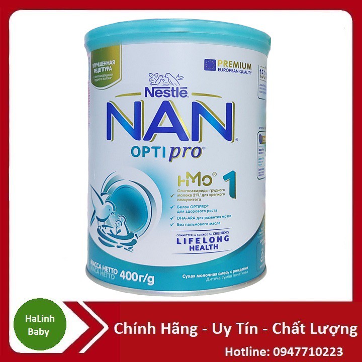 [Mẫu mới] Sữa Nan Nga số 1 400g [Date 2023]