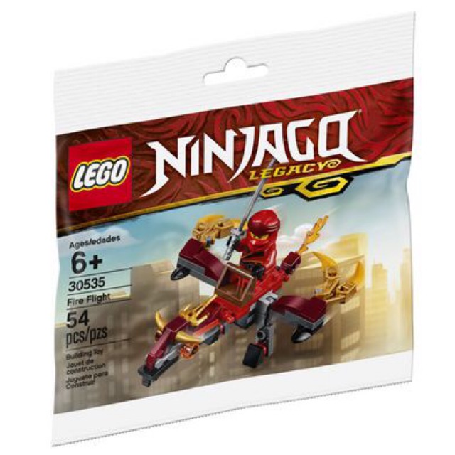 Lego Ninjago 30535 - Fire Dragon polybag - Bộ xếp hình Lego Ninja cưỡi rồng mini