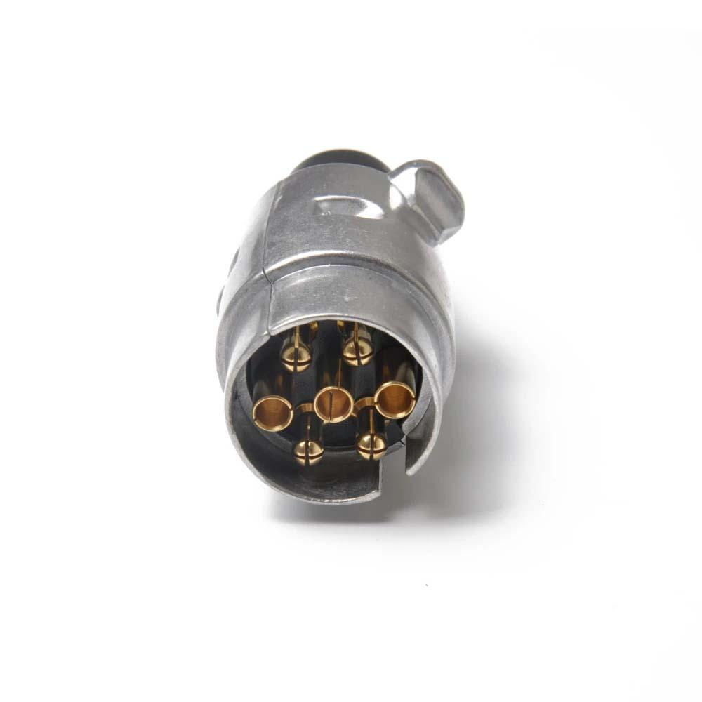 Phích Cắm Kết Nối Đầu Tròn 7 Chiều 12V Tiêu Chuẩn Châu Âu Cho Xe Hơi