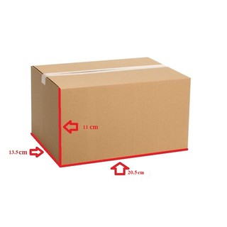 Hộp Carton Kích thước 20.5x13.5x11cm 🎉️FREESHIP️🎉 Hộp Carton Đóng Hàng Giá Rẻ