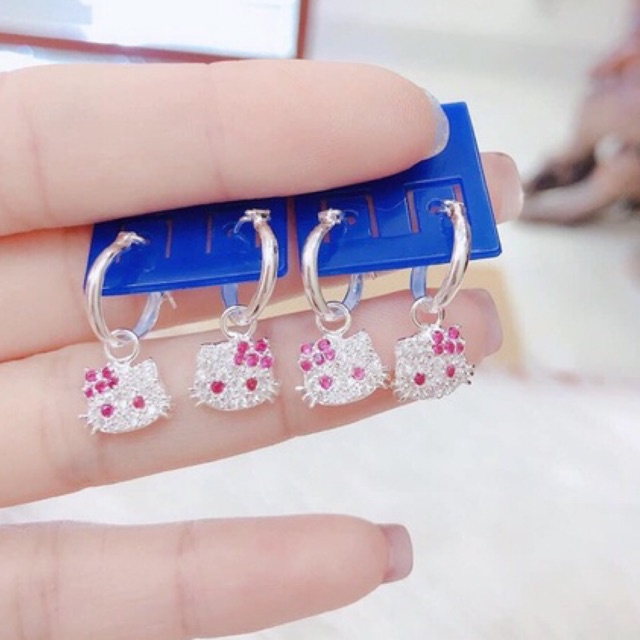 bông tai mèo cho bé, lên tai rất đẹp