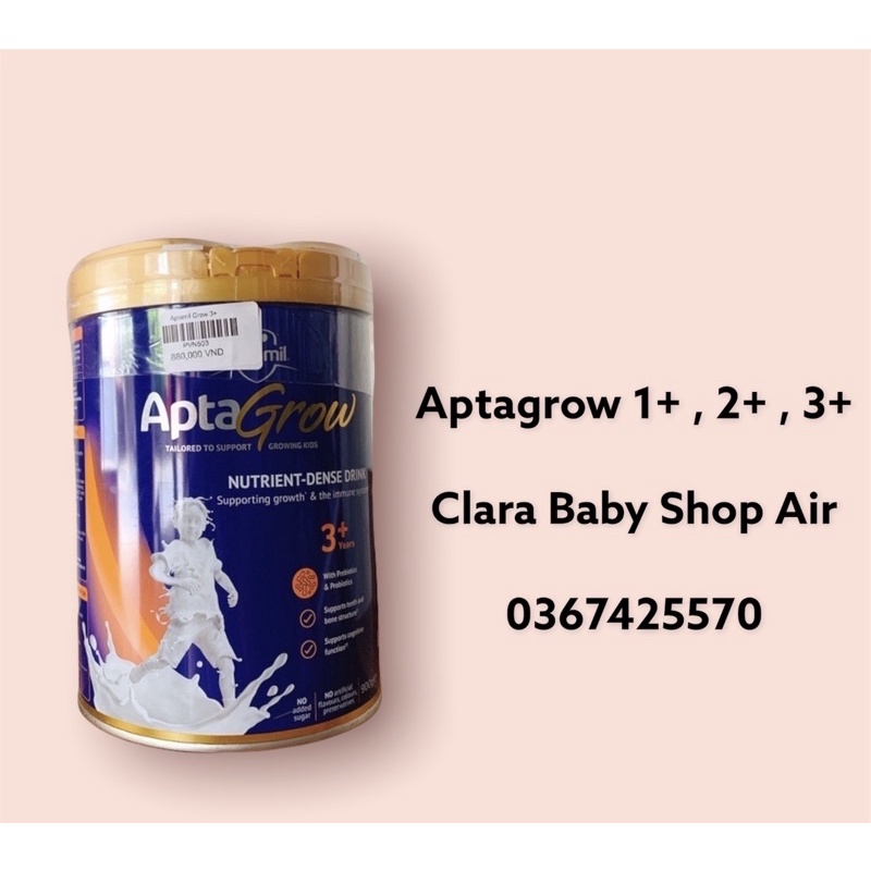 Sữa Aptamil AptaGrow 1+ 3+  900g