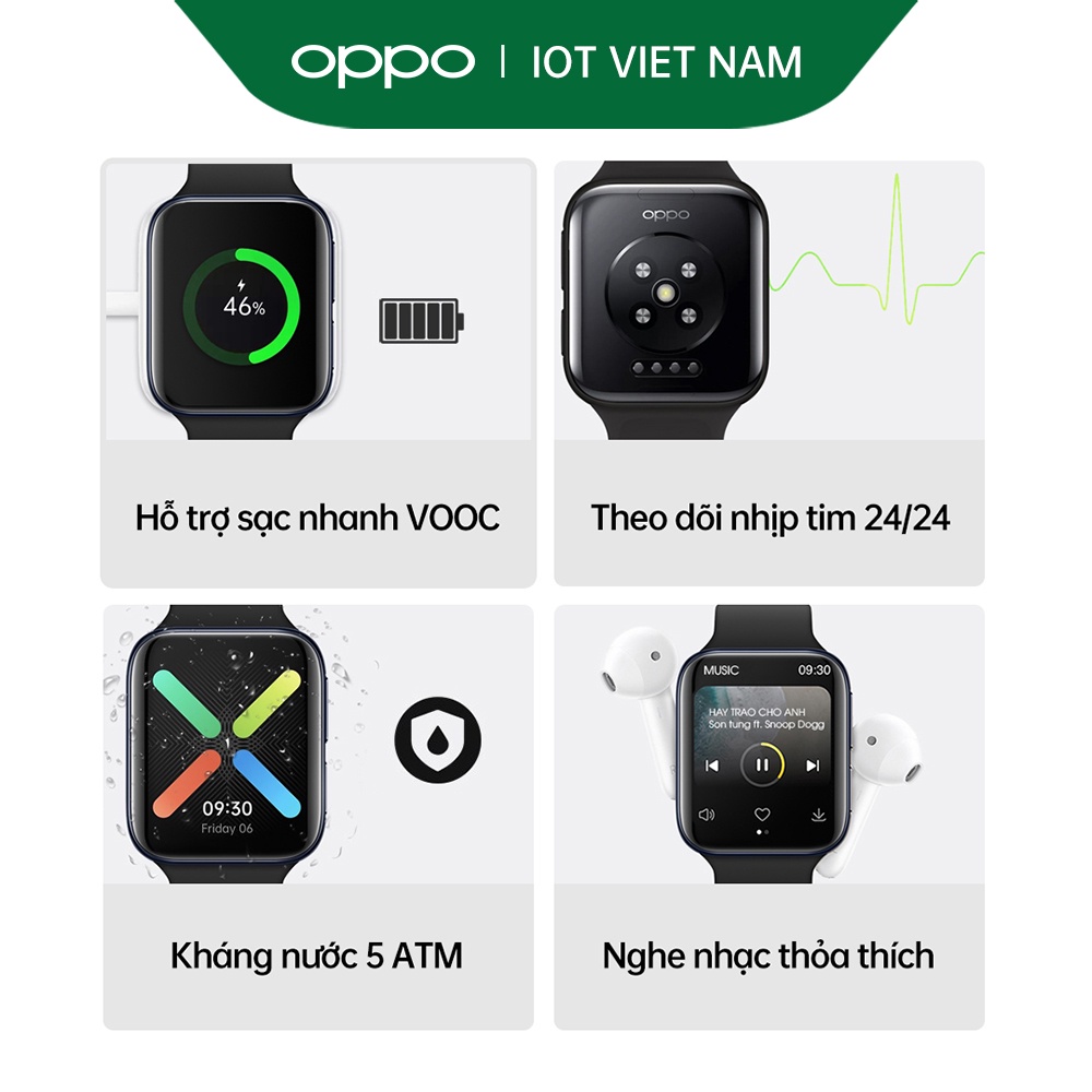 Đồng hồ OPPO Watch 41mm- Hàng Chính Hãng