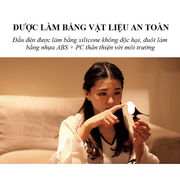 Đen Led Trang Trí ❤️FREESHIP❤️ Đèn LED Cảm Ứng Cute Hình Chú Chim- Làm Đèn Ngủ, Quà Tặng - Pin Sạc