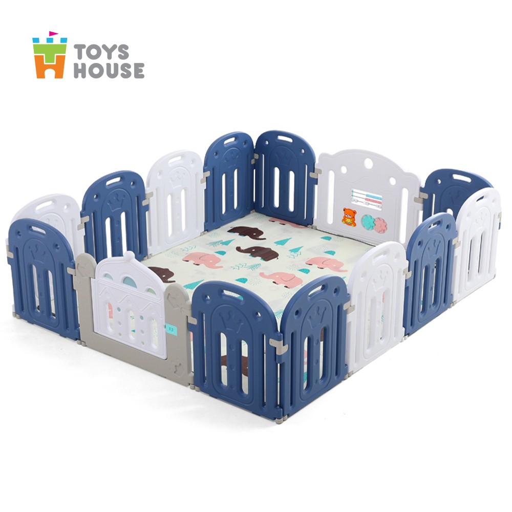 Quây bóng cho bé hình vương miện -  đồ chơi vận động trong nhà cho bé Toys house (tặng kèm thảm)