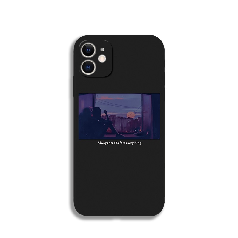 Ốp Điện Thoại Silicon Mềm Họa Tiết Cô Gái Retro Cho iPhone 14 15 Pro Max 12 mini 11 13 Pro Max Xr SE2 6s 7 8 Plus X XS Max SE2