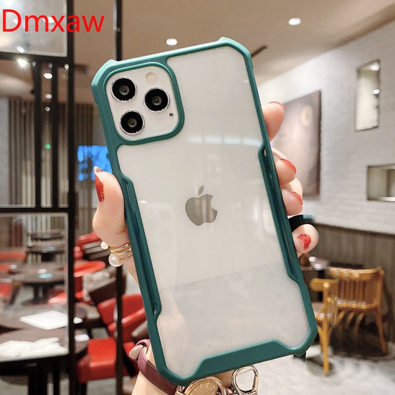 Ốp Điện Thoại Silicon Trong Suốt Chống Sốc Cho Iphone 8 7 6 6s Plus Se 2020