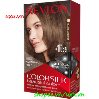Thuốc Nhuộm Tóc Revlon Số 40 Màu Nâu Ánh Tro Vừa Colorsilk, Với uxu.vn Tất Cả Là Chính Hãng.