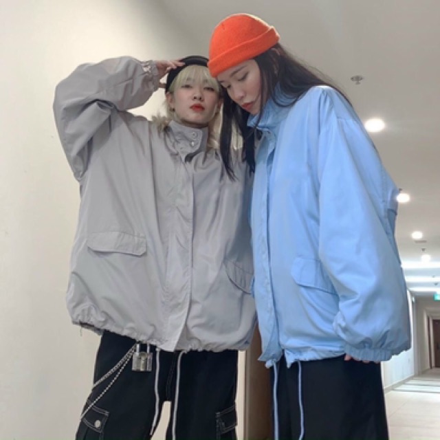 Áo khoác gió UNISEX ⚡️FREESHIP EXTRA⚡️ảnh thật kéo sang