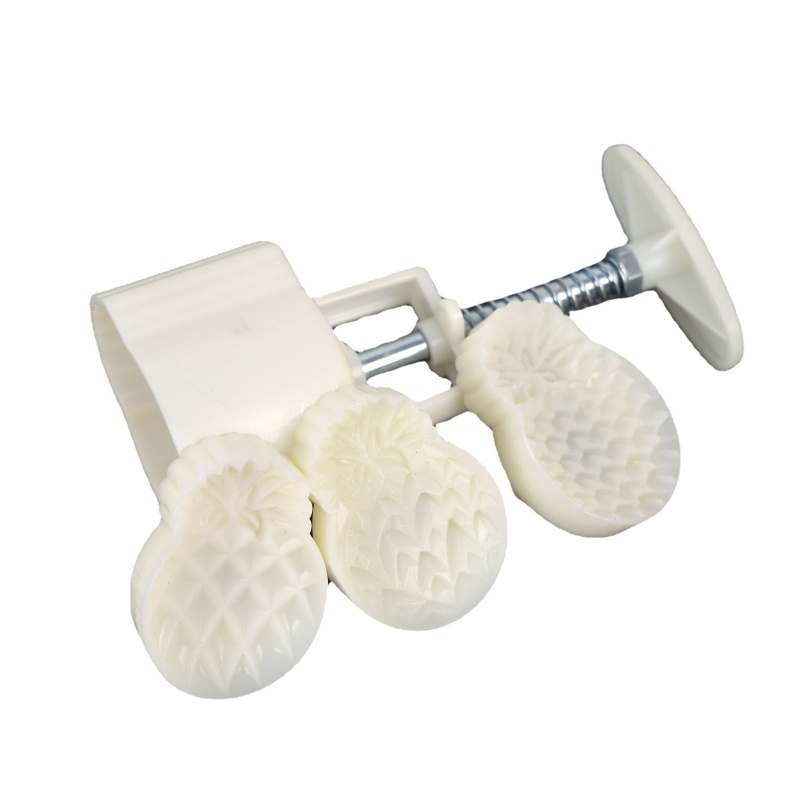 Khuôn Làm Bánh Trung Thu Hình Quả Dứa Bằng Nhựa 50g Dễ Thương