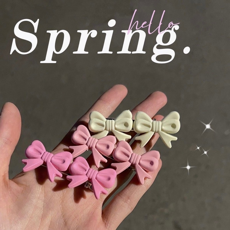 Kẹp Tóc Xước Nơ - KEP1325