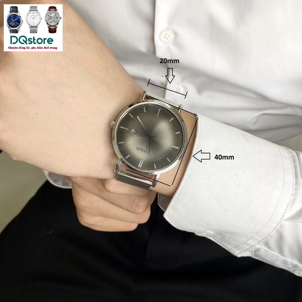 ( Mã FSS08MAY3 giảm 20k cho đơn 50k ) Đồng hồ nam GADYSON phiên bản 2021, dây lụa cao cấp, chống nước tốt 3ATM | BigBuy360 - bigbuy360.vn