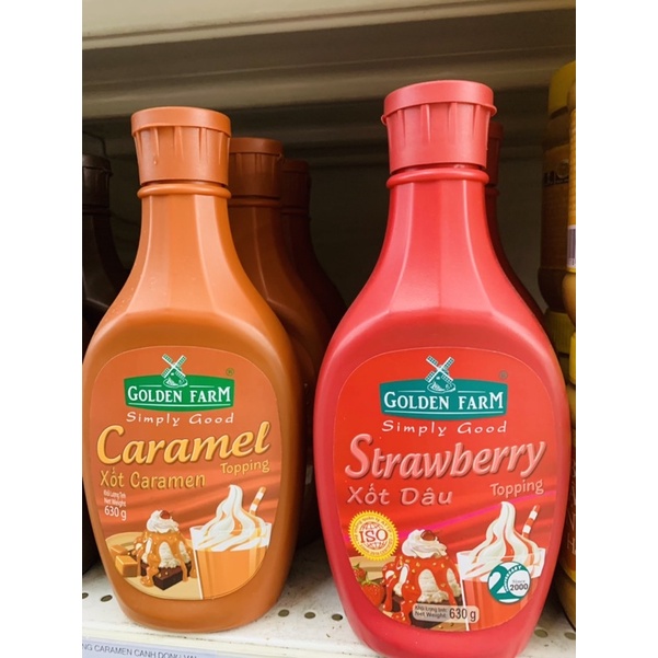Xốt Socola/ Xốt caramel/ Xốt Dâu 680g