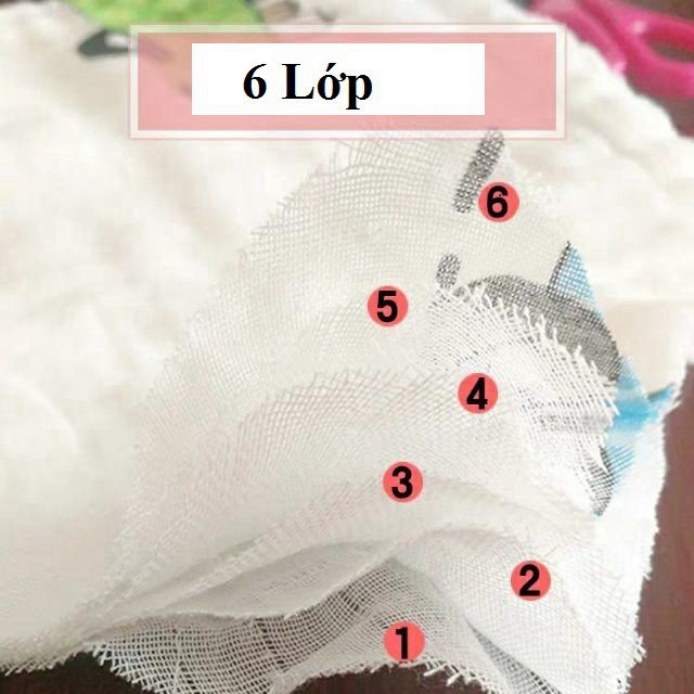 Chăn Hè Cho Bé Cotton Gân Tăm Nhăn Thoáng Mát 6 Lớp Mềm Mại A02