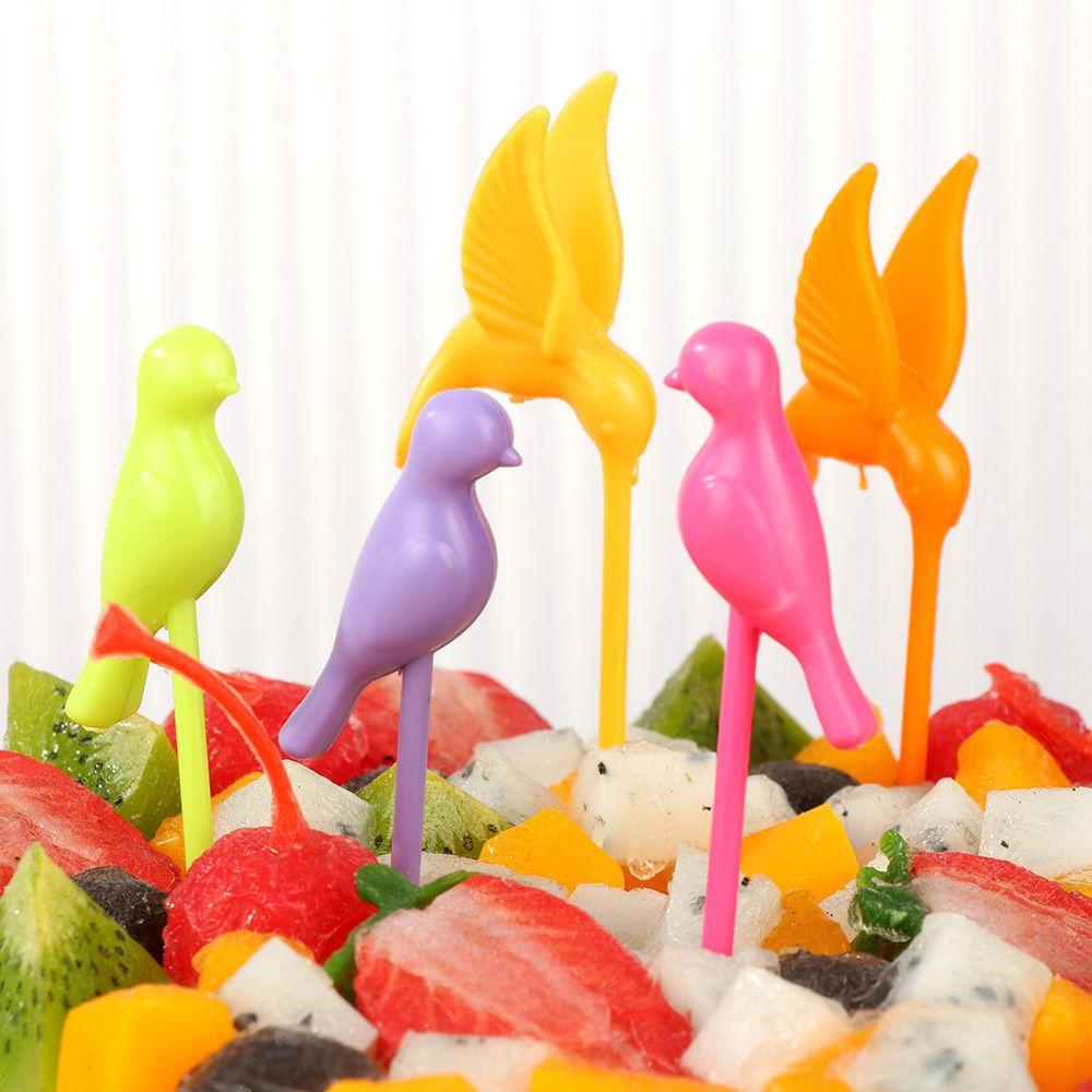 Nĩa Ăn Trái Cây 1 Đế Hình Cây + Chim Tăm Xỉa Răng