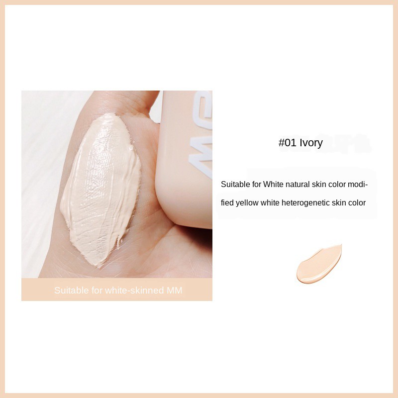 Kem nền MAYCHEER 3 màu trang điểm tông nude che mờ lỗ chân lông chống nước