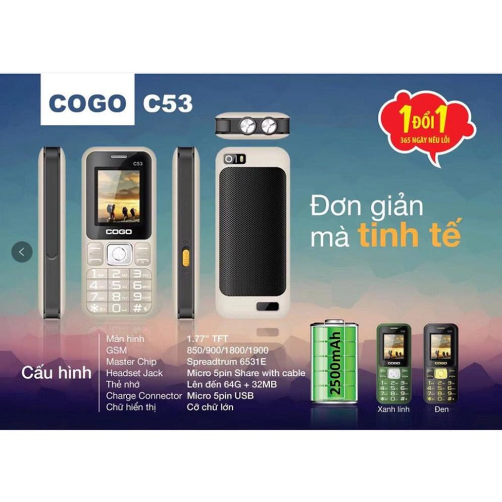 Điện thoại Cogo C53