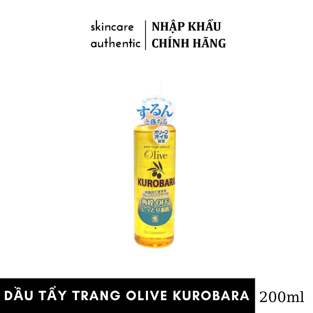 Dầu Tẩy Trang Olive Kurobara 200ml