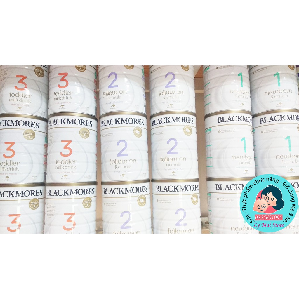Sữa BLACKMORE 900gr đủ số1,2,3 Úc