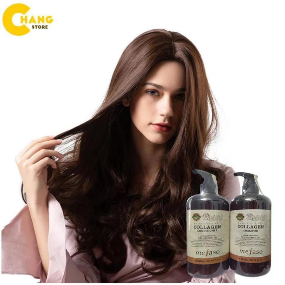 Bộ Dầu Gội Dầu Xả Colagen Mefaso Dưỡng Ẩm , Phục Hồi Hư Tổn Giúp Tóc Chắc Khỏe | BigBuy360 - bigbuy360.vn