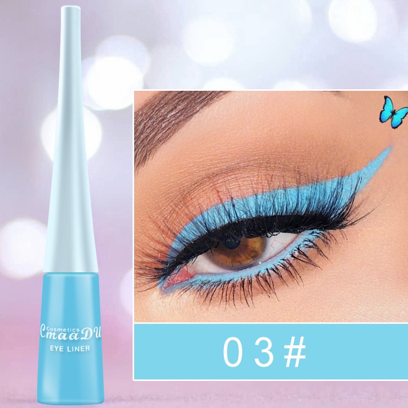 Kẻ mắt dạng lỏng chống nước lâu trôi 12 màu sắc