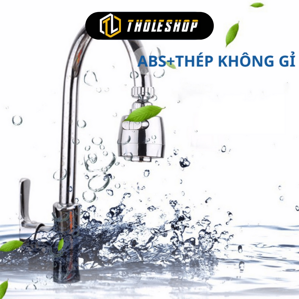 Đầu Lọc Nước - Đầu Nối Vòi Rửa Chén Tăng Áp, Xoay 360 Độ, 2 Chế Độ Tiết Kiệm Nước 1074