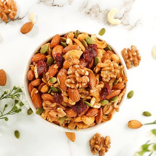 Granola Siêu Hạt Ngũ Cốc Giảm Cân Thêm Macca, Óc Chó Đỏ, Óc Chó Vàng, Hạt Điều 12 Loại Hạt - NHALAM FOOD