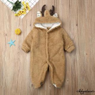 ➤♕❀❤bộ áo liền quần có mũ trùm đầu cho bé trai & gái sơ sinh