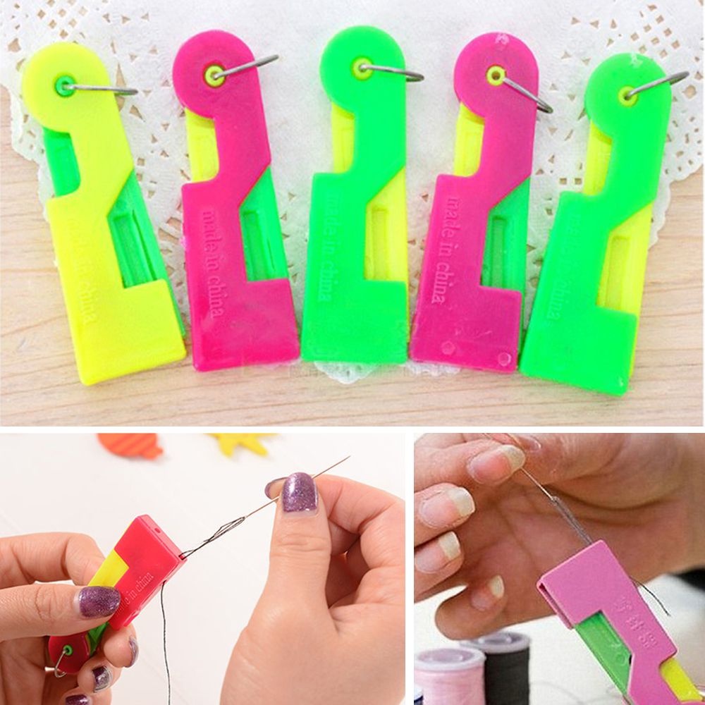 Bộ 5 Dụng Cụ Xỏ Chỉ Tự Động Nhiều Màu Mới Lạ