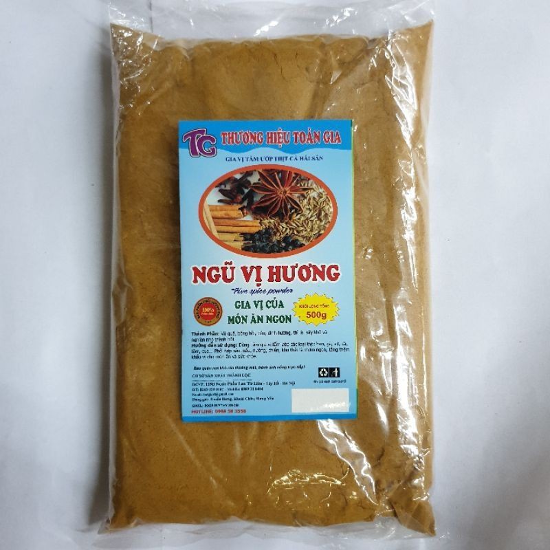 Bột ngũ vị hương 500g
