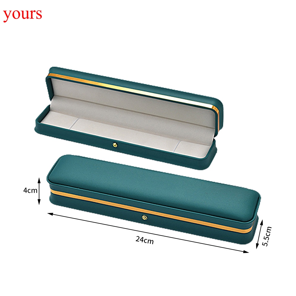 YOURS High Quality Leather Jewelry Box Ring Pair Ring Earrings Necklace Bracelet Box Jewlery Organizer