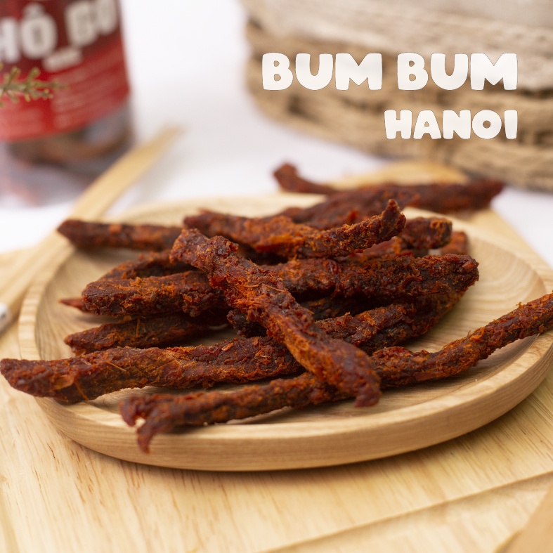 Khô bò que BumBum đồ ăn vặt Hà Nội siêu ngon siêu rẻ | BigBuy360 - bigbuy360.vn