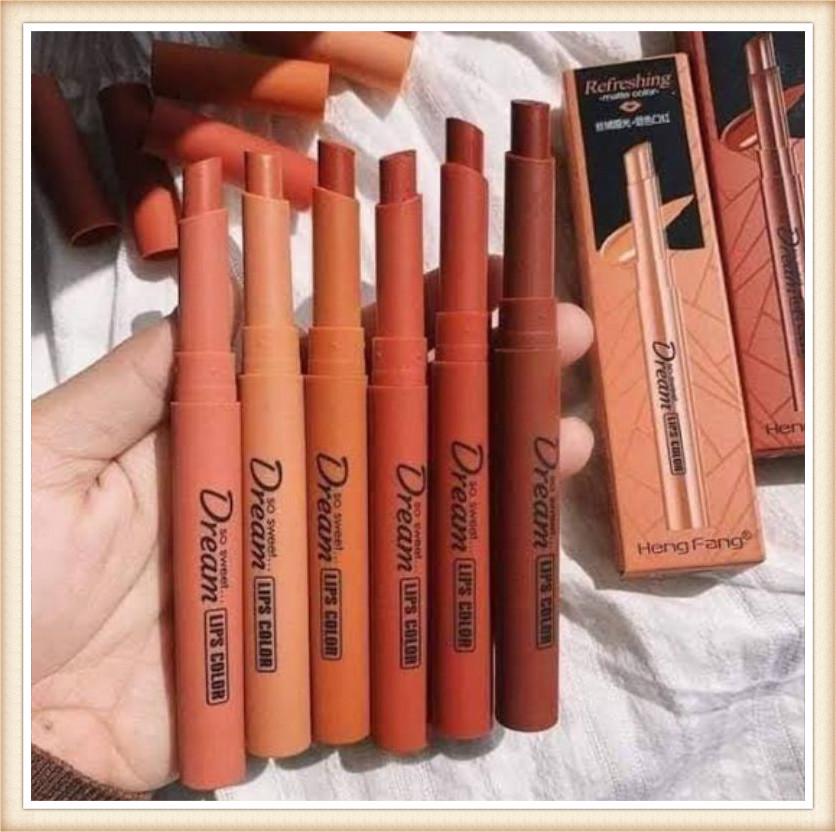 (Hàng Mới Về) Hộp Son Môi Màu Sắc Ngọt Ngào Thương Hiệu Pinki Hengfang