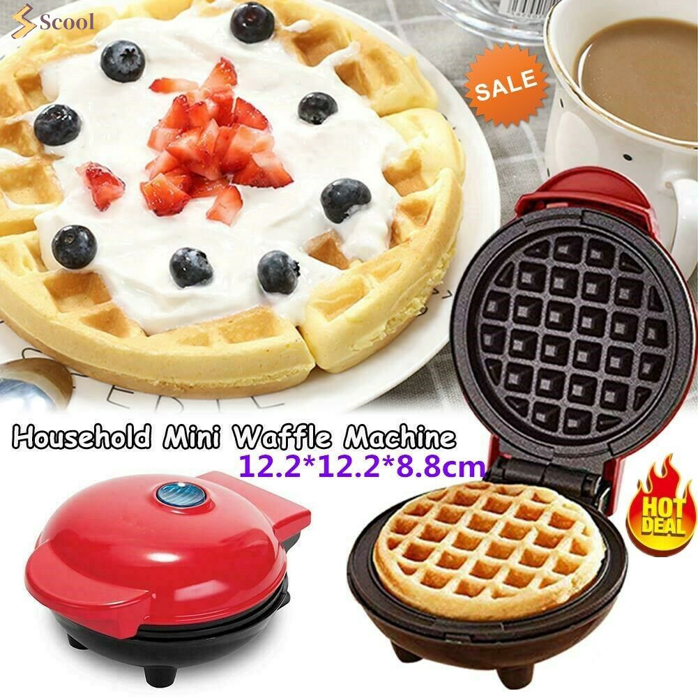 Máy Làm Bánh Quế Mini Chống Dính Cao Cấp