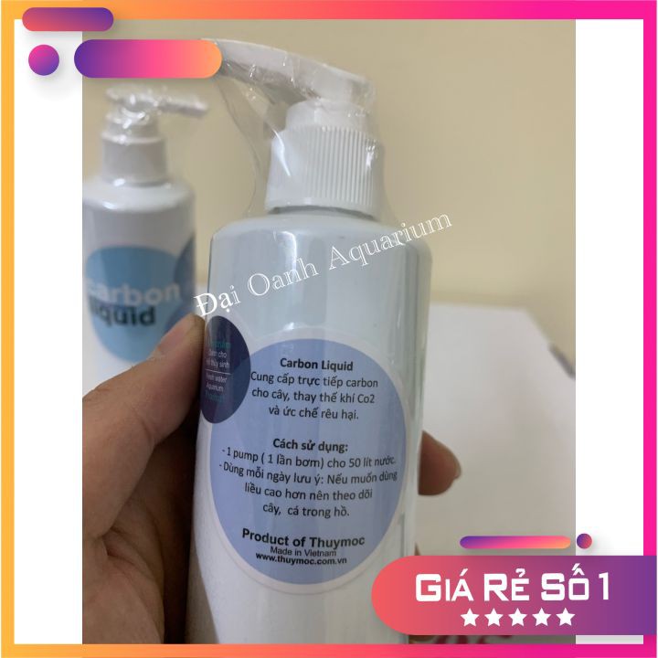 Phân Nước Thủy Sinh Bổ Sung Co2 Carbon Liquid Thuy Moc 250ml Cho Bể Thủy Sinh