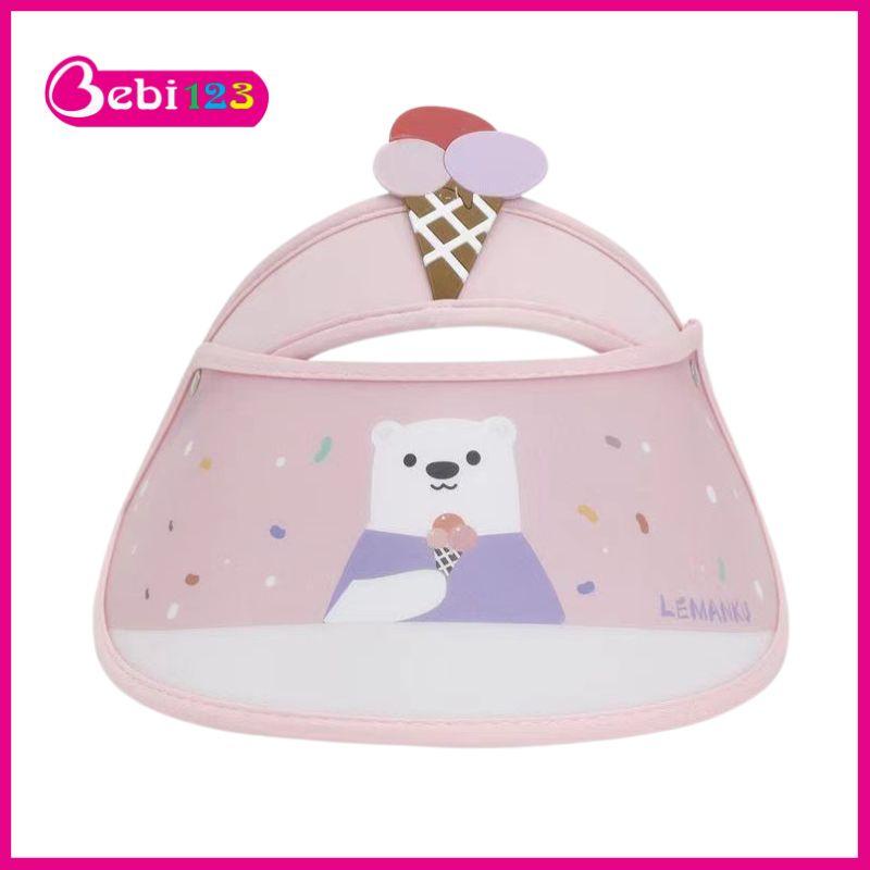 Nón nửa đầu du lịch, mũ đi biển hình thú siêu yêu cho bé