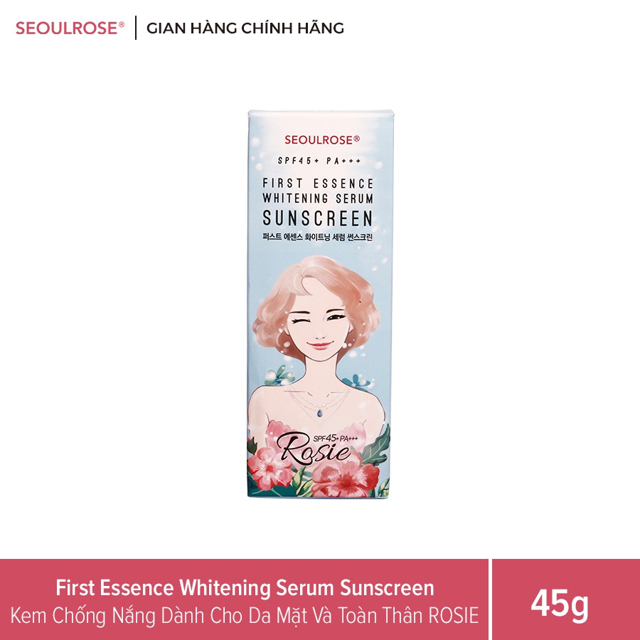 Kem Chống Nắng Rosie SeoulRose SPF45+++ 45g Dành Cho Da Mặt Và Toàn Thân | BigBuy360 - bigbuy360.vn