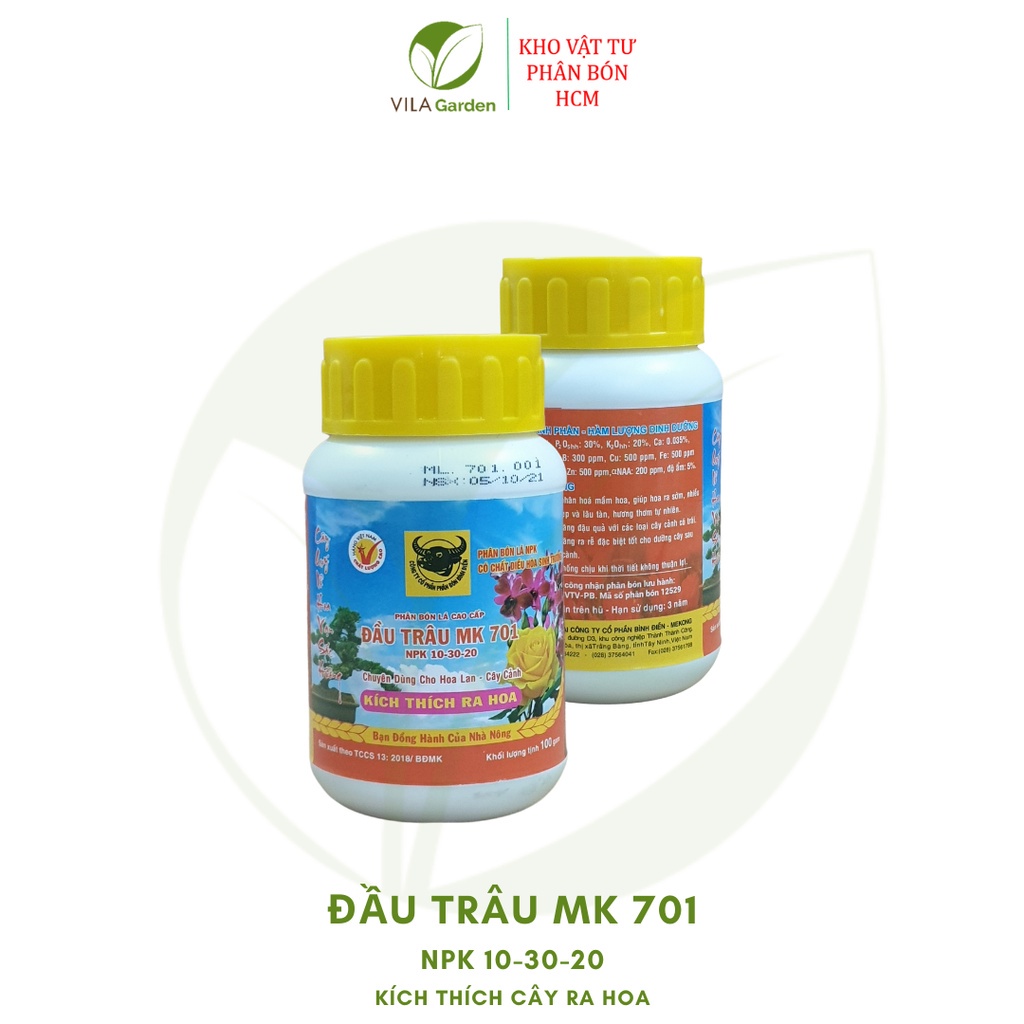 PHÂN BÓN LÁ ĐẦU TRÂU MK 701 - Chuyên dùng cho Lan