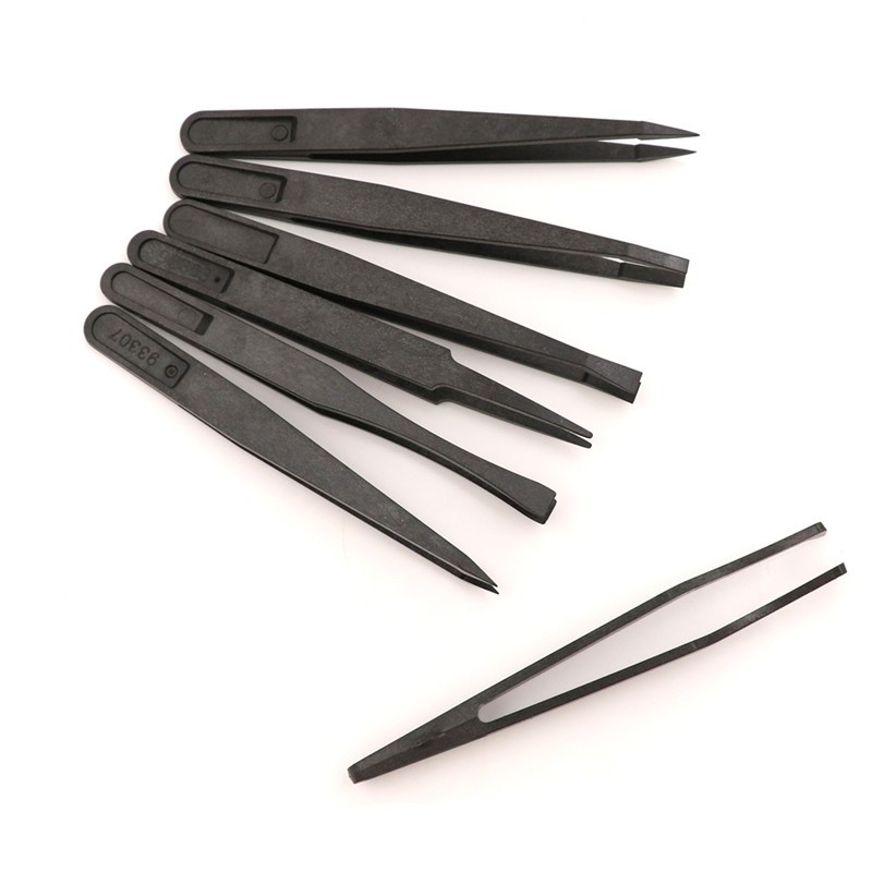 [Hàng mới về] Set 7 nhíp nhựa chống tĩnh điện