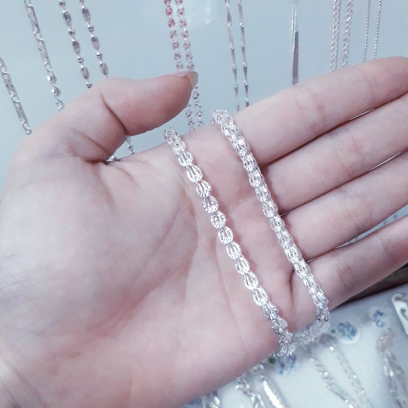 Dây chuyền Bạc Ý Cao Cấp Đuôi Phụng 🌸 4 tấc 5