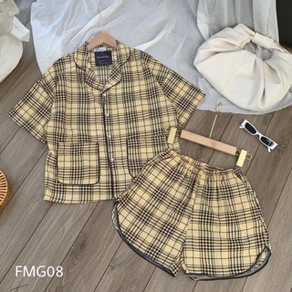 Bộ pijama cánh tay dơi lụa mango