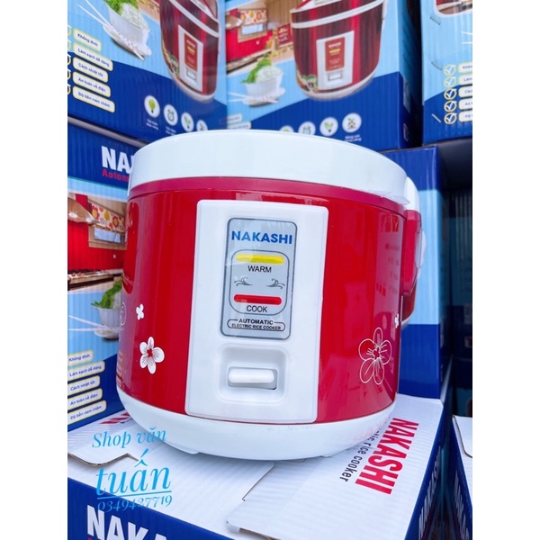 Nồi cơm Điện mini NAKASHI -dung tích 1lit/1.2lit .BẢO HÀNG 12 tháng (Now Ship)